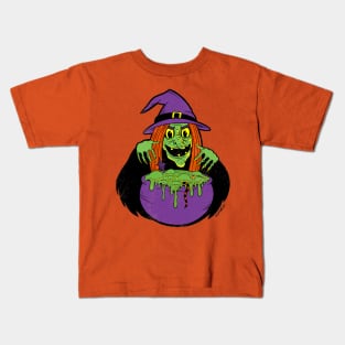 Vintage Witch Kids T-Shirt